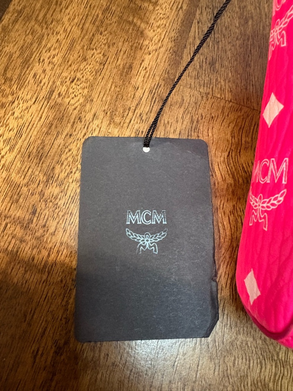 MCM EUC Medium Millie - NEON PINK Visetos Monogram Crossbody/Clutch - Picture 13 of 16